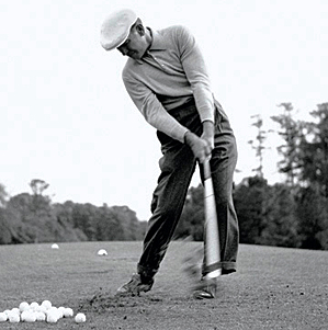 Ben Hogan in his post impact position.