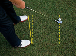 Great way to setup for chip shots.