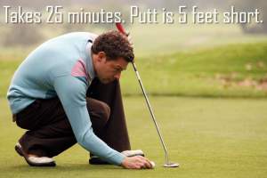 Practice your putting (not just your golf swing) so you can be confident on the course.